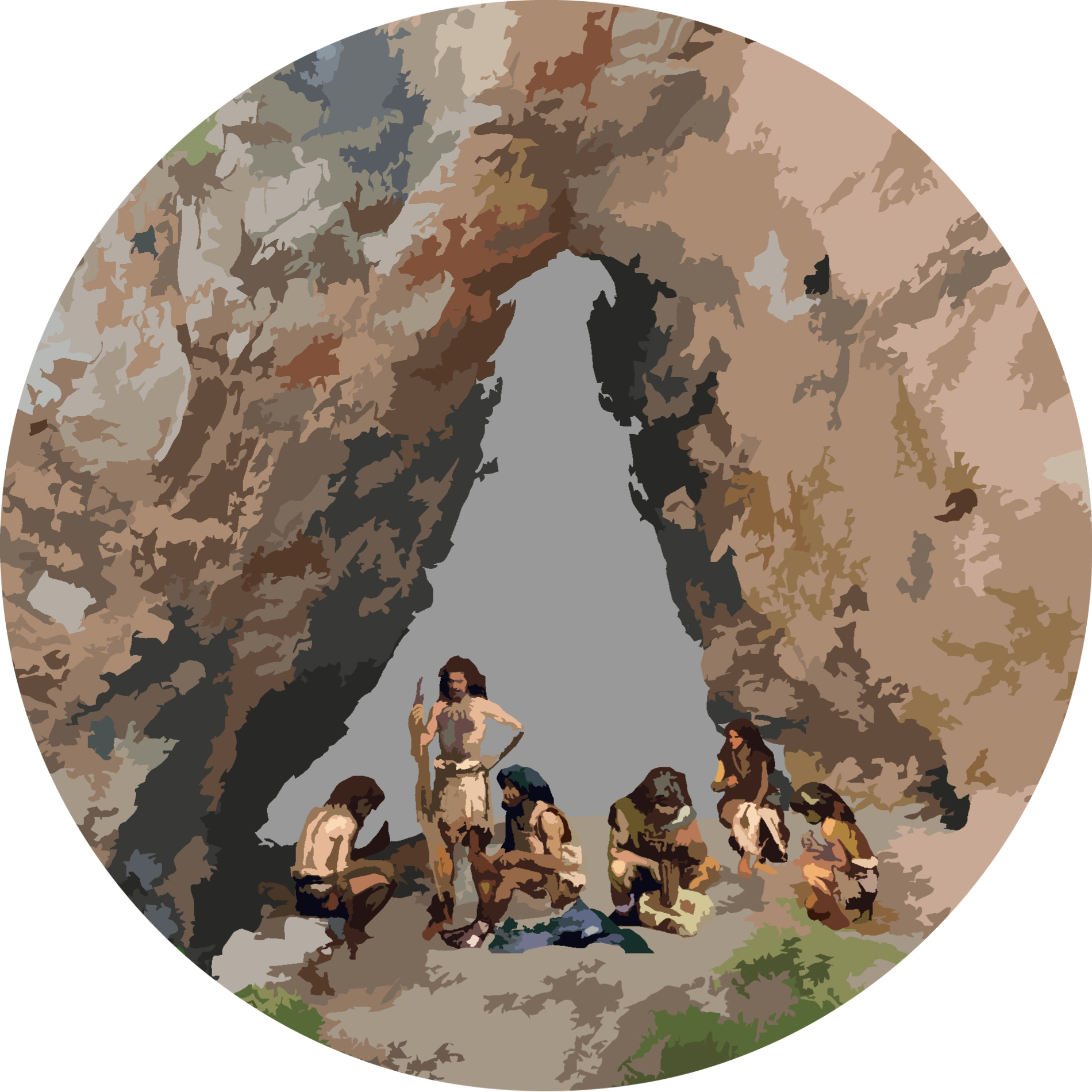 Üçağızlı II Mağarası Logosu